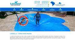 Desktop Screenshot of lonazul.com.br